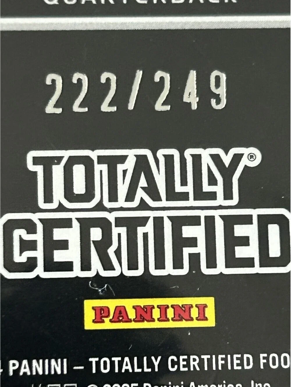 AARON RODGERS 2024 PANINI TOTALLY CERTIFIED #14 GOLD TEAM RARE #’d 222/249 NM